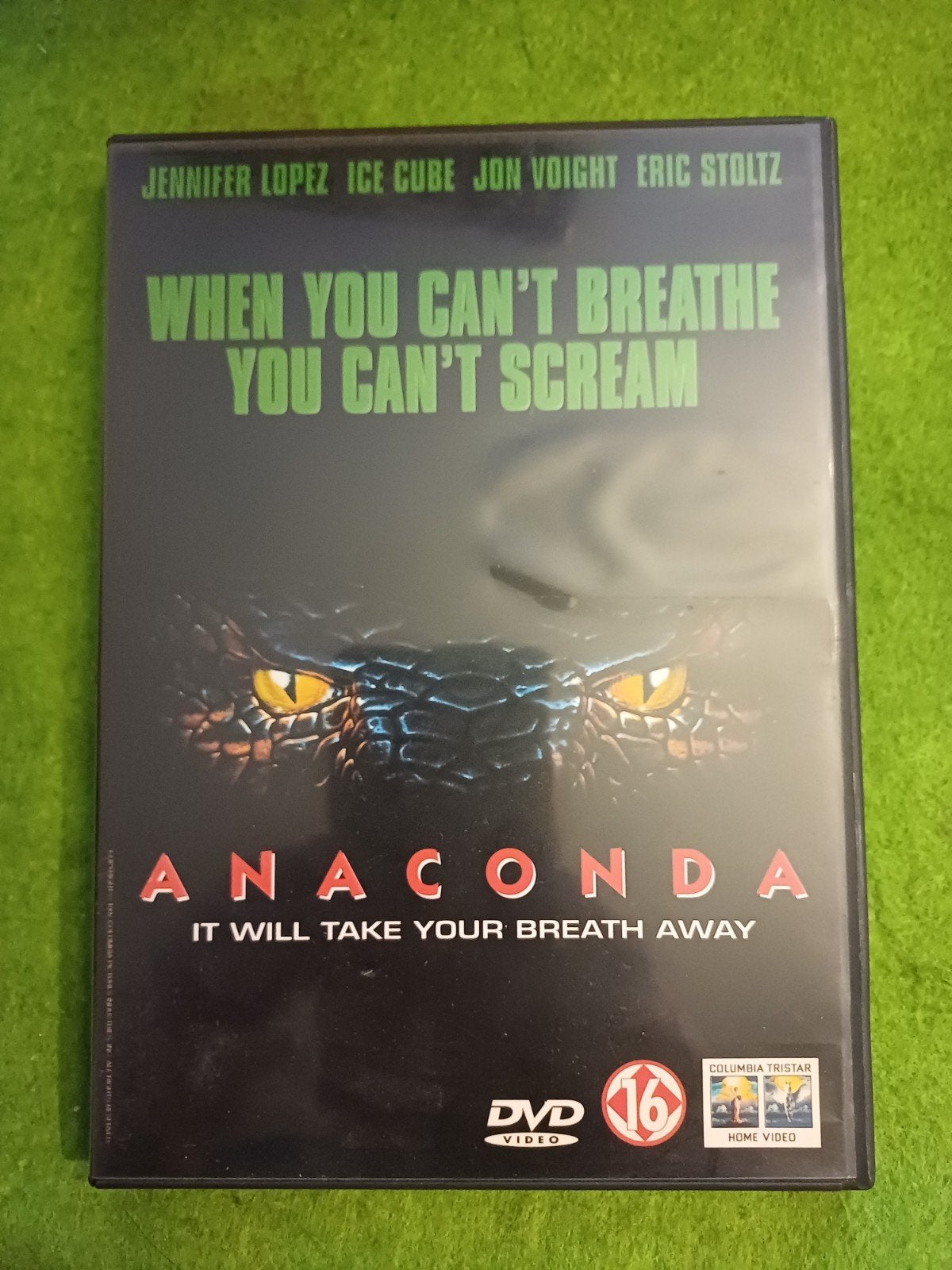 Anaconda DVD - Horrorfilm met Jennifer Lopez, Vanaf 16 jaar, Monsters, Ophalen of Verzenden, Arabisch
