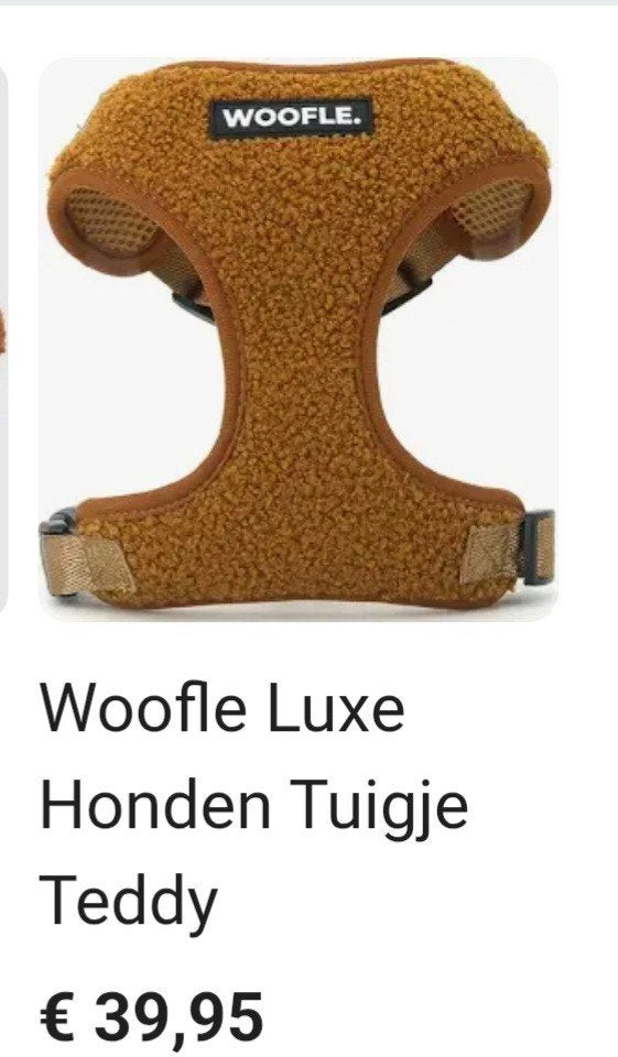 Teddy hondentuigje, Ophalen of Verzenden, Zo goed als nieuw