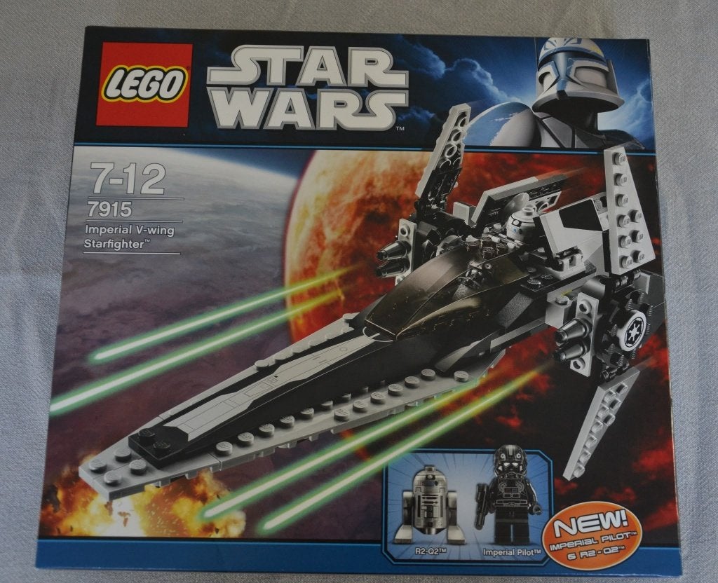 LEGO Star Wars 7915 – Imperial V-wing Starfighter, Ophalen of Verzenden, Zo goed als nieuw, Overige typen