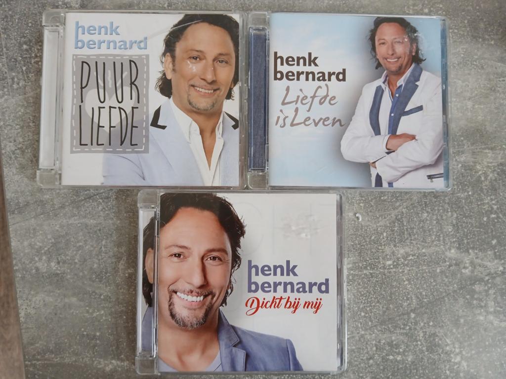 henk bernard cd s 3 stuks krasvrij 10 euro samen, Verzenden, Zo goed als nieuw