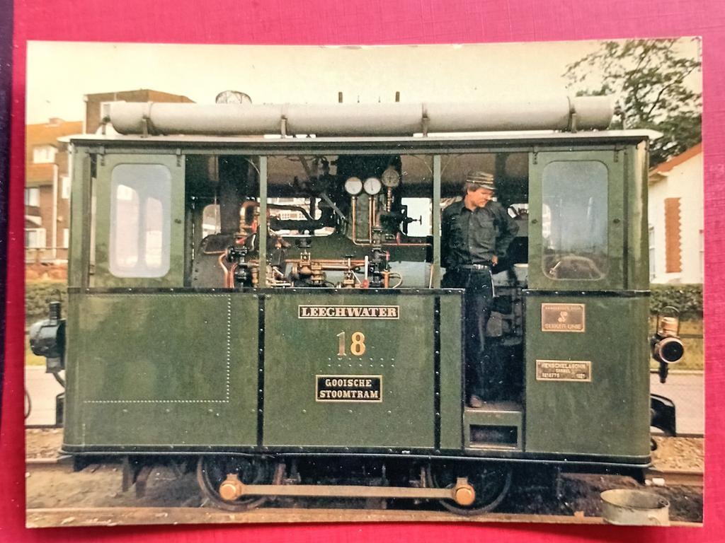 Ansichtkaart SHM Tramloc 18 Leeghwater, Ophalen of Verzenden, Trein, Kaart of Prent