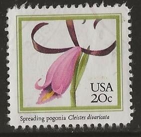 USA 108, lelie, Verzenden, Gestempeld, Noord-Amerika