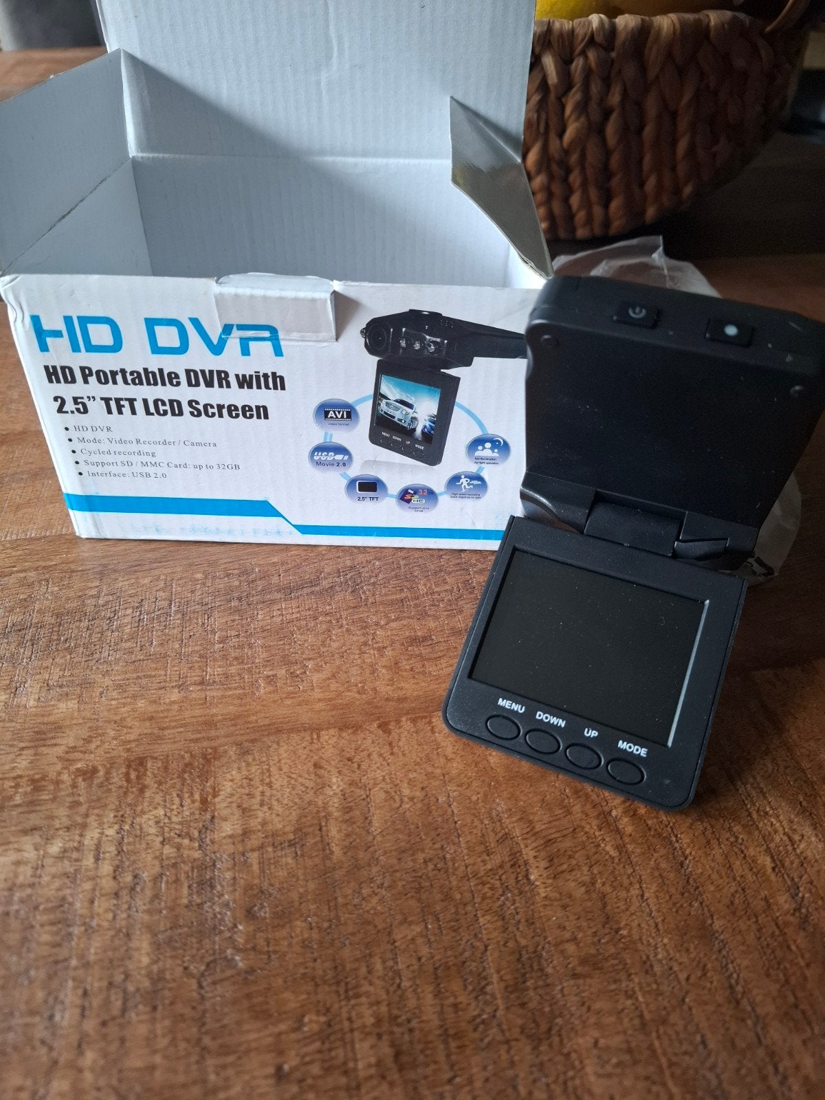 HD Portable DVR met 2.5" TFT LCD Scherm, Ophalen of Verzenden, Nieuw