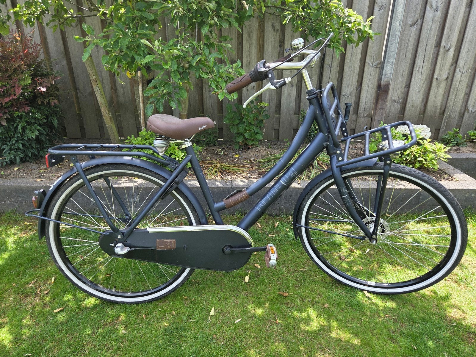 Cortina fiets U4 transport Denim voor meisjes 26 inch, Gebruikt, Velgrem, Versnellingen, Overige merken