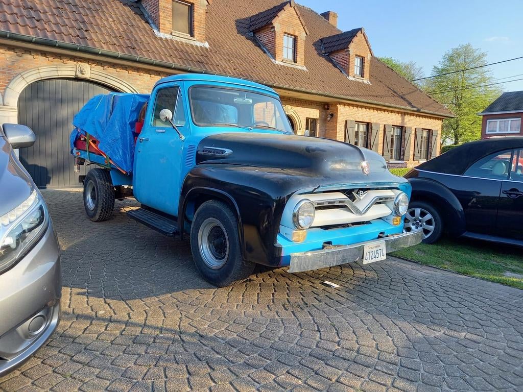 Ford F250 1955 flat bed, Auto's, Oldtimers, Particulier, Te koop