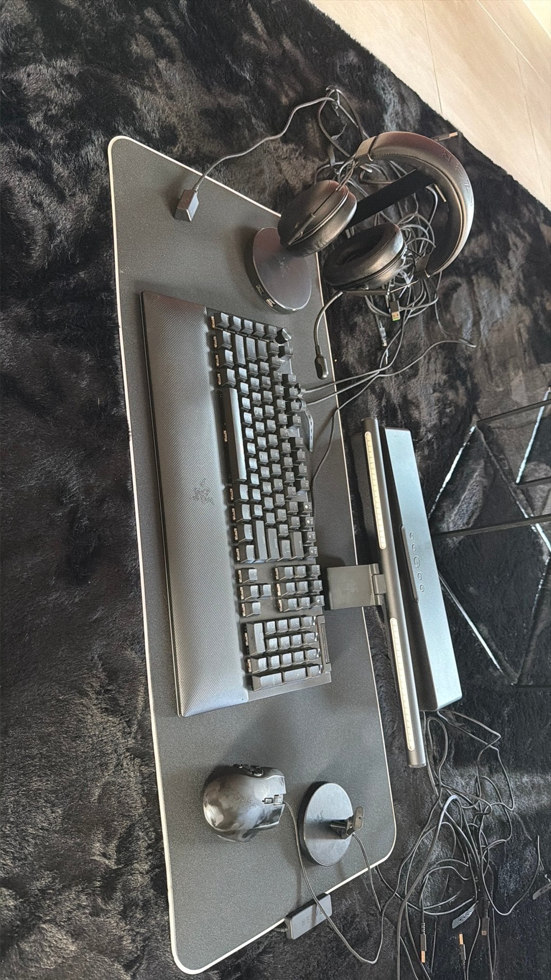 Complete Razer Gaming Set: Toetsenbord, Headset, Muismat, Sp, Ophalen of Verzenden, Gebruikt