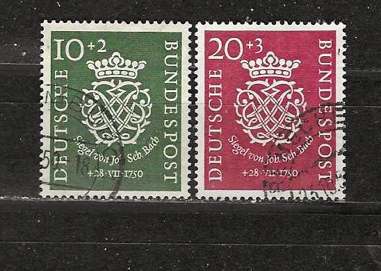 BRD 121-122, Ophalen of Verzenden, BRD, Gestempeld