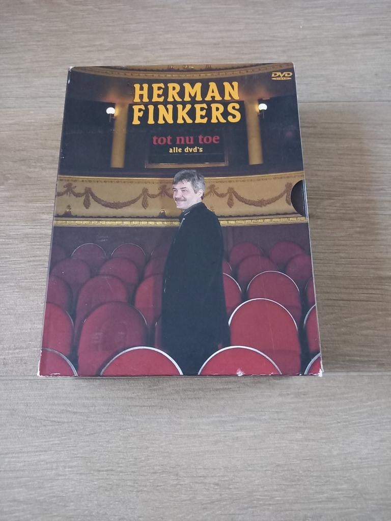 Herman Finkers dvd box origineel, Alle leeftijden, Ophalen of Verzenden, Gebruikt, Stand-up of Theatershow