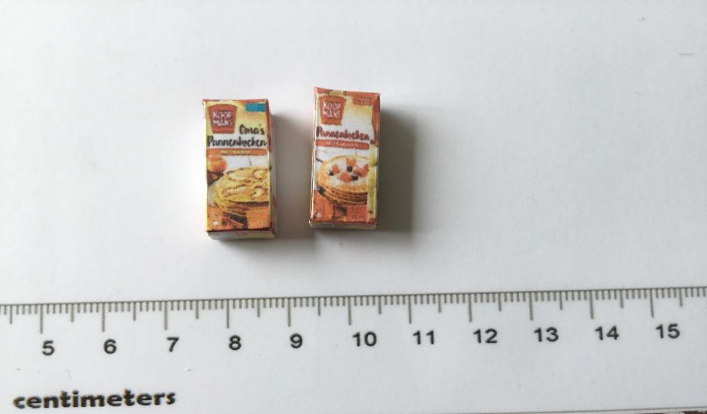 Poppenhuis miniaturen pannenkoek mix 157, Ophalen of Verzenden, Nieuw, Poppenhuis