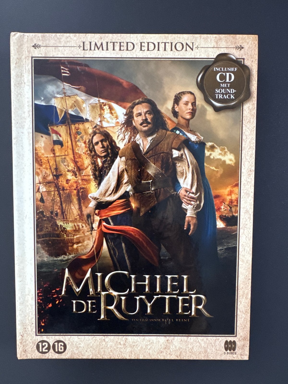 Michiel de Ruyter Limited Edition DVD + Soundtrack CD, Bonusmateriaal, Historisch of Kostuumdrama, Nederlands, Zo goed als nieuw