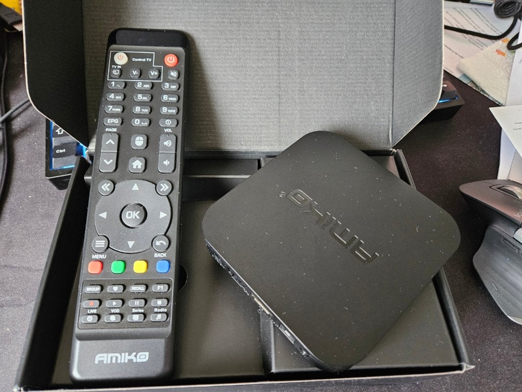 Amiko A9 Green Androidbox met MyTV2, Ophalen of Verzenden, Gebruikt, HDMI, Minder dan 500 GB