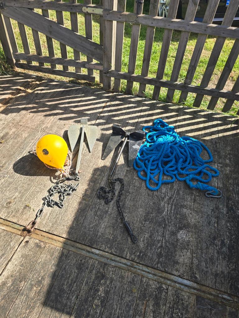 Ankers, ketting, lijn en boei voor boot, Ophalen, Gebruikt, Overige typen