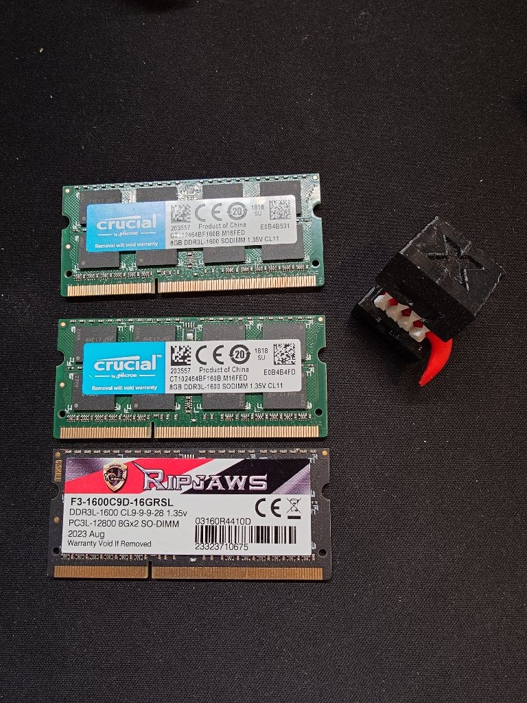 3x 8GB DDR3L SODIMM laptopgeheugen — 24GB totaal, Computers en Software, 8 GB, DDR3, Ophalen of Verzenden, Zo goed als nieuw
