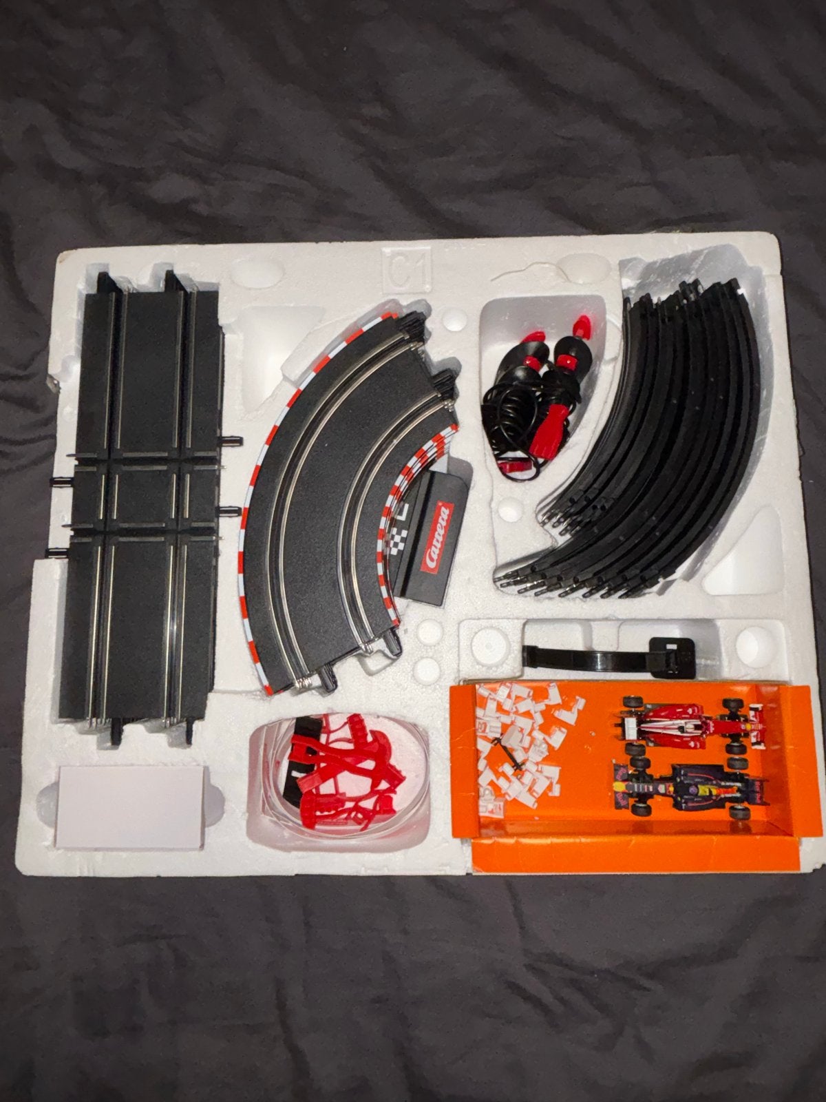 Carrera GO!!! Max Action Racebaan - 6,3m met 2 auto's, Kinderen en Baby's, Speelgoed | Racebanen, Ophalen, Racebaan, Carrera, Zo goed als nieuw