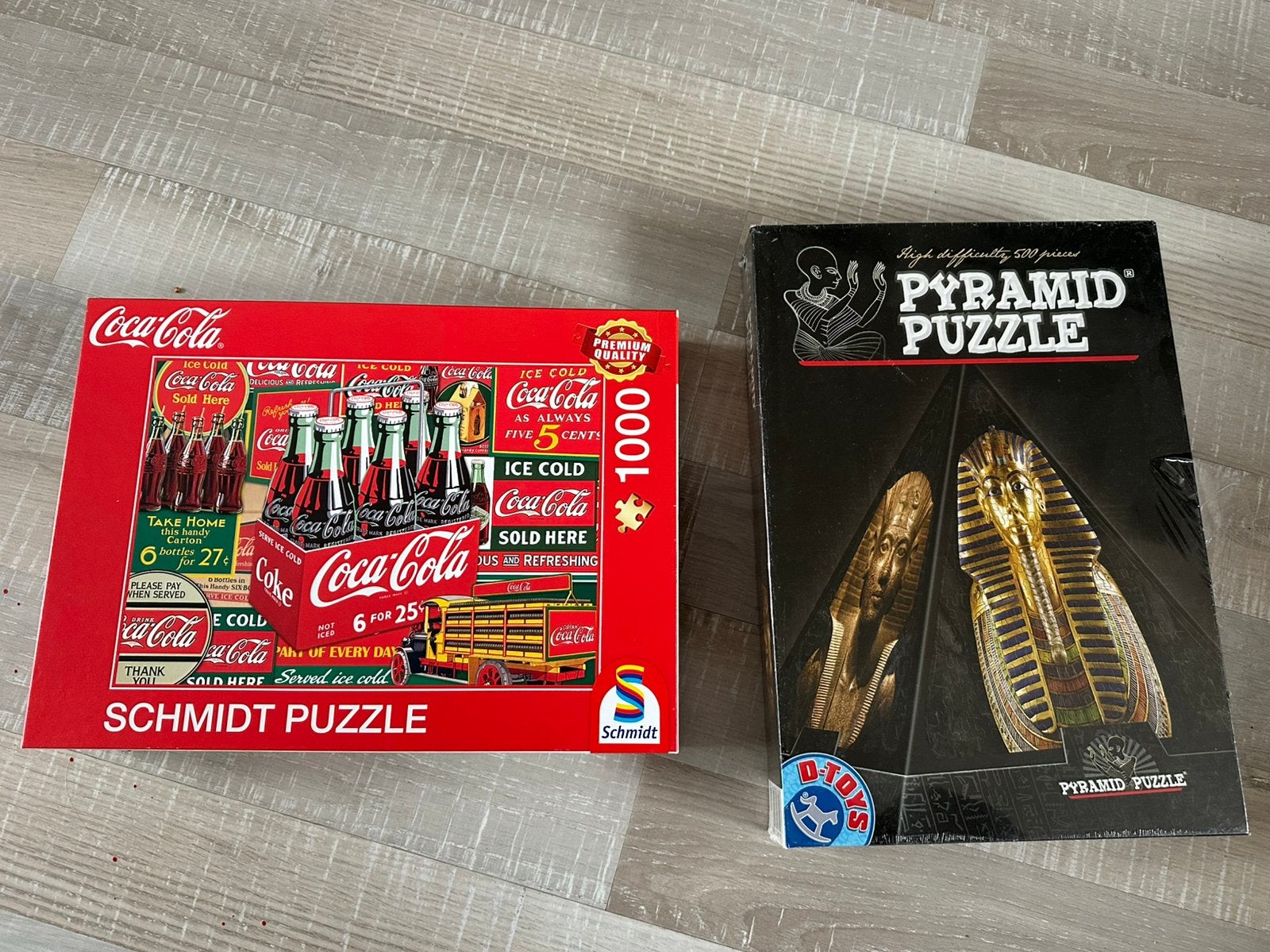 2 puzzels 500 en 1000 puzzelstukjes, Hobby en Vrije tijd, Denksport en Puzzels, Ophalen of Verzenden, 500 t/m 1500 stukjes, Zo goed als nieuw