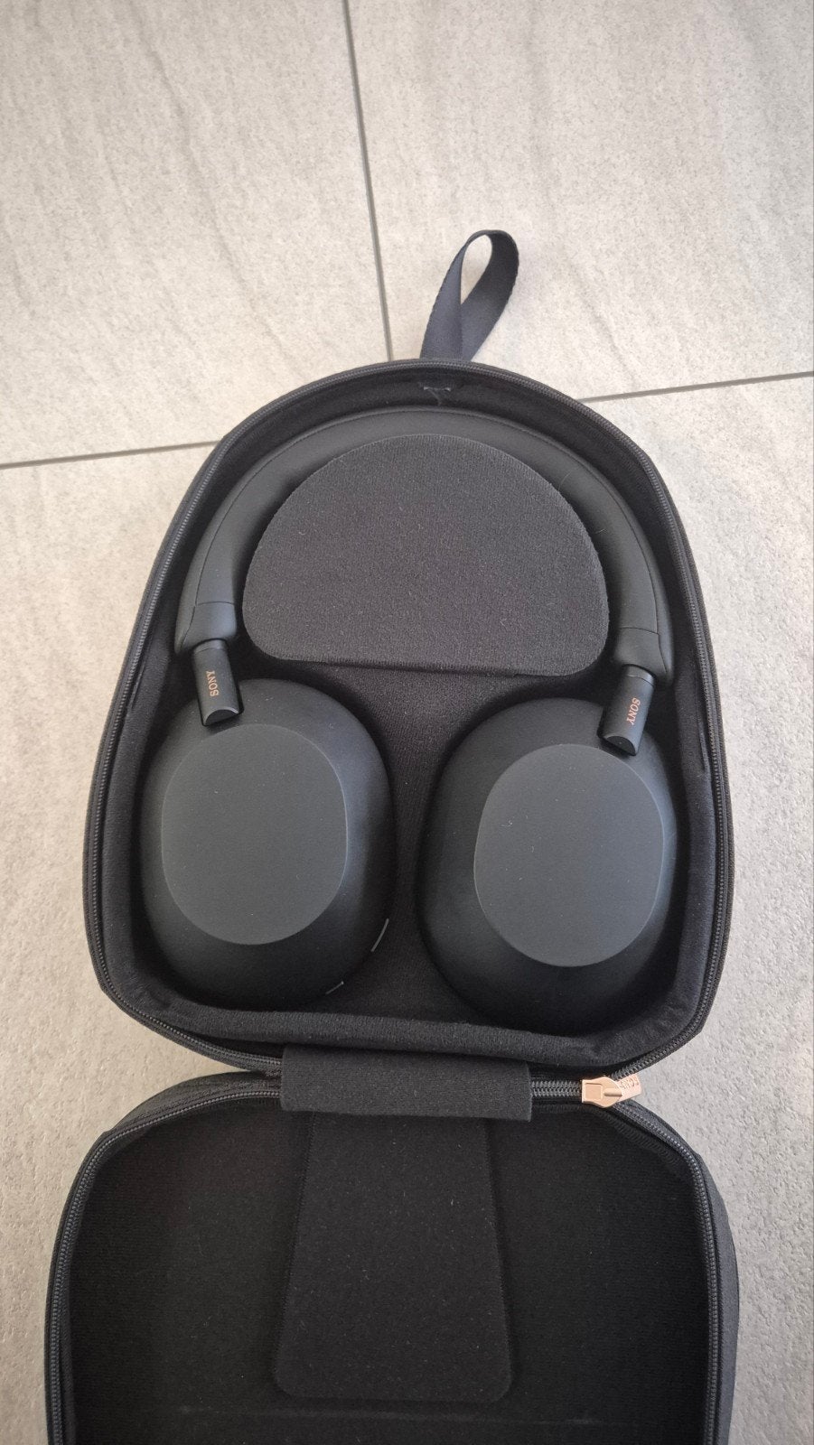 Sony WH-1000XM5 Zwart + Soft Case Koptelefoon, Ophalen of Verzenden, Nieuw, Sony