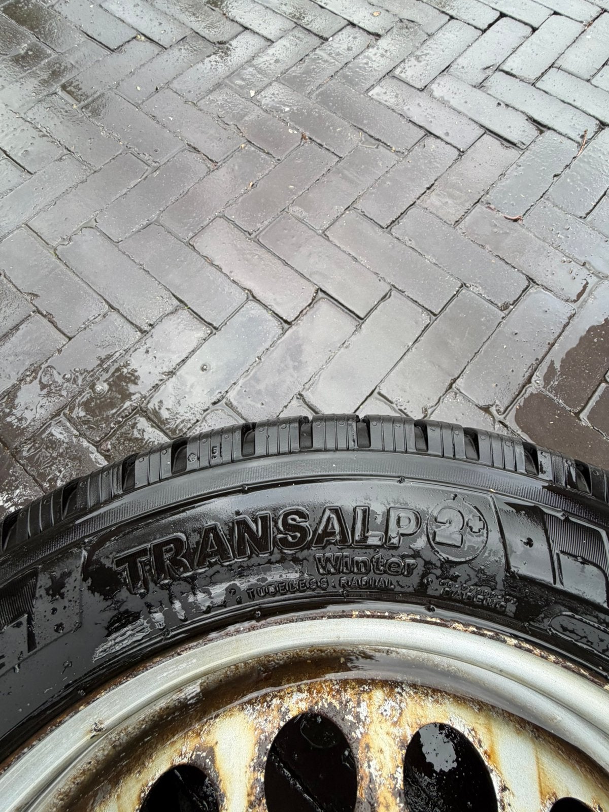 Mercedes Vito banden en velgen 225/55R17C, Ophalen, Banden en Velgen, 17 inch, All Season