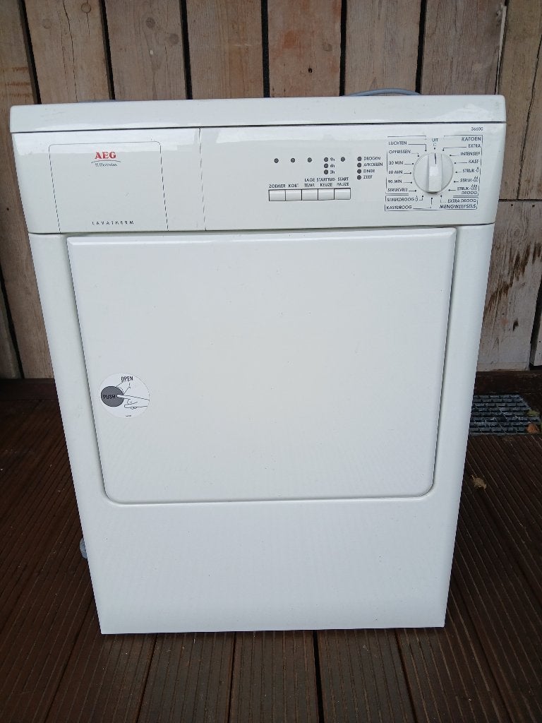 AEG Wasdroger, Ophalen, 6 tot 8 kg, Gebruikt, Luchtafvoer