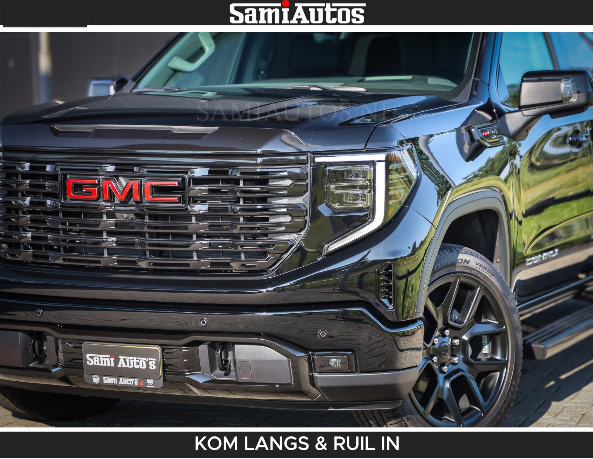 GMC Sierra DENALI 6.2 V8 426PK Full Option | De Meest Luxe P, Auto's, Bestelauto's, Dealer onderhouden, Met garantie (alle), 426 pk