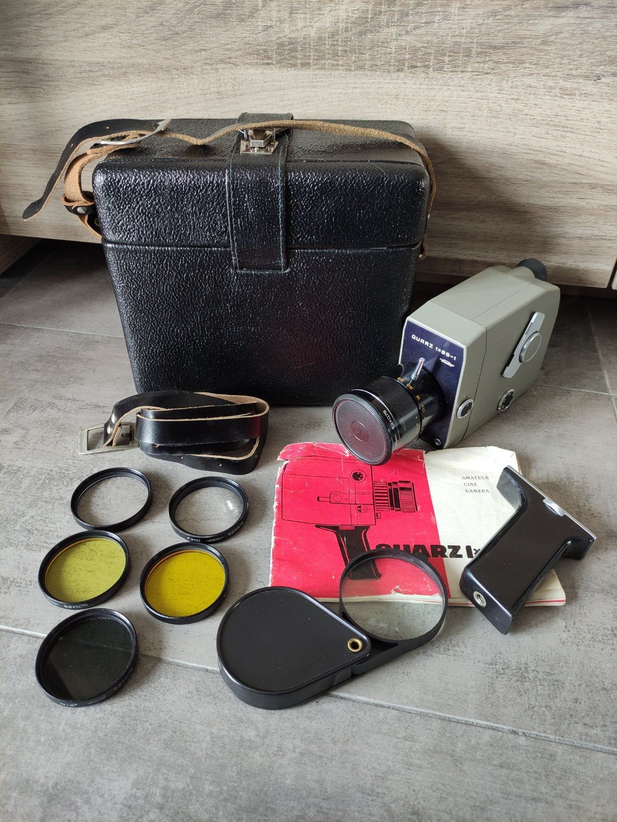 Zenit quarz 1x8S-1 videocamera met tas (werkend), Audio, Tv en Foto, Videocamera's Analoog, Ophalen of Verzenden, Overige typen