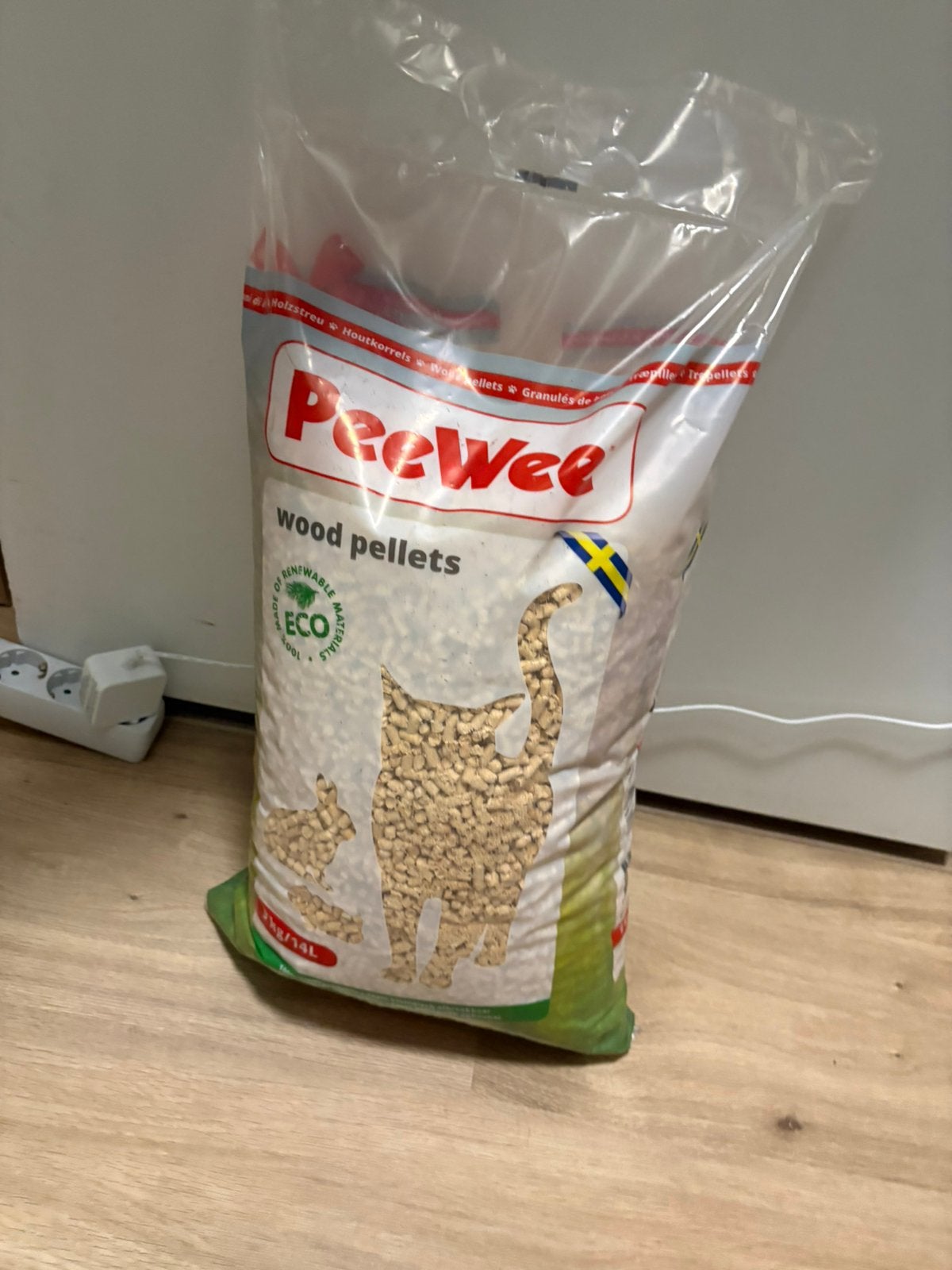 Peewee 9kg houtkorrels, Dieren en Toebehoren, Ophalen, Nieuw, Gesloten