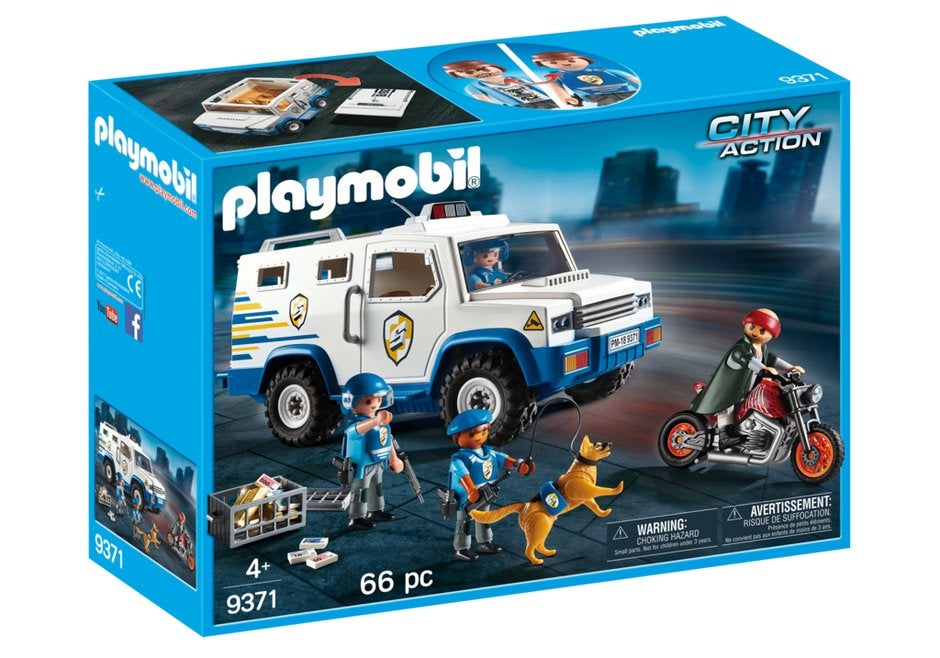 9371 geldtransport / politie, Complete set, Nieuw, Ophalen of Verzenden, City action
