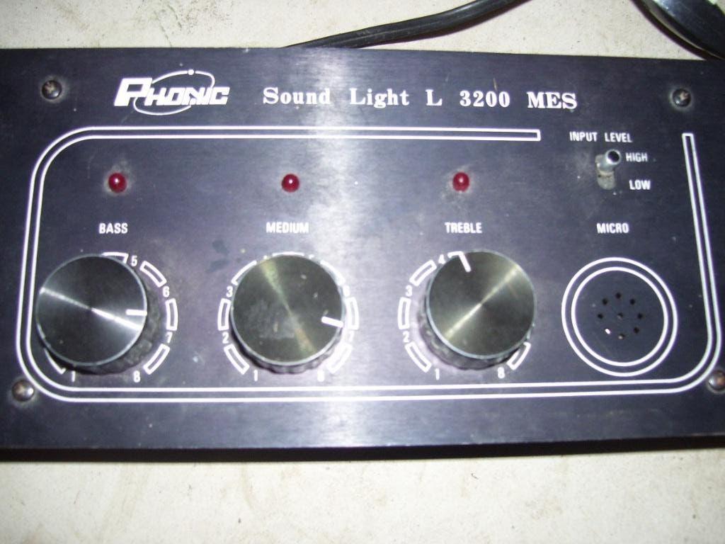 PHONIC SOUND LIGHT, Muziek en Instrumenten, Licht en Laser, Ophalen of Verzenden, Gebruikt, Licht, Geluidgestuurd
