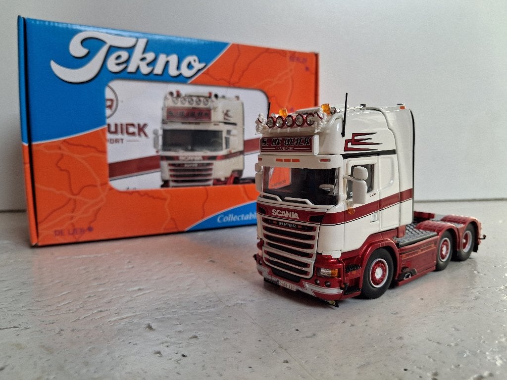 Tekno Scania S. DE quick, Hobby en Vrije tijd, Modelauto's | 1:50, Ophalen of Verzenden, Nieuw, Bus of Vrachtwagen, Tekno
