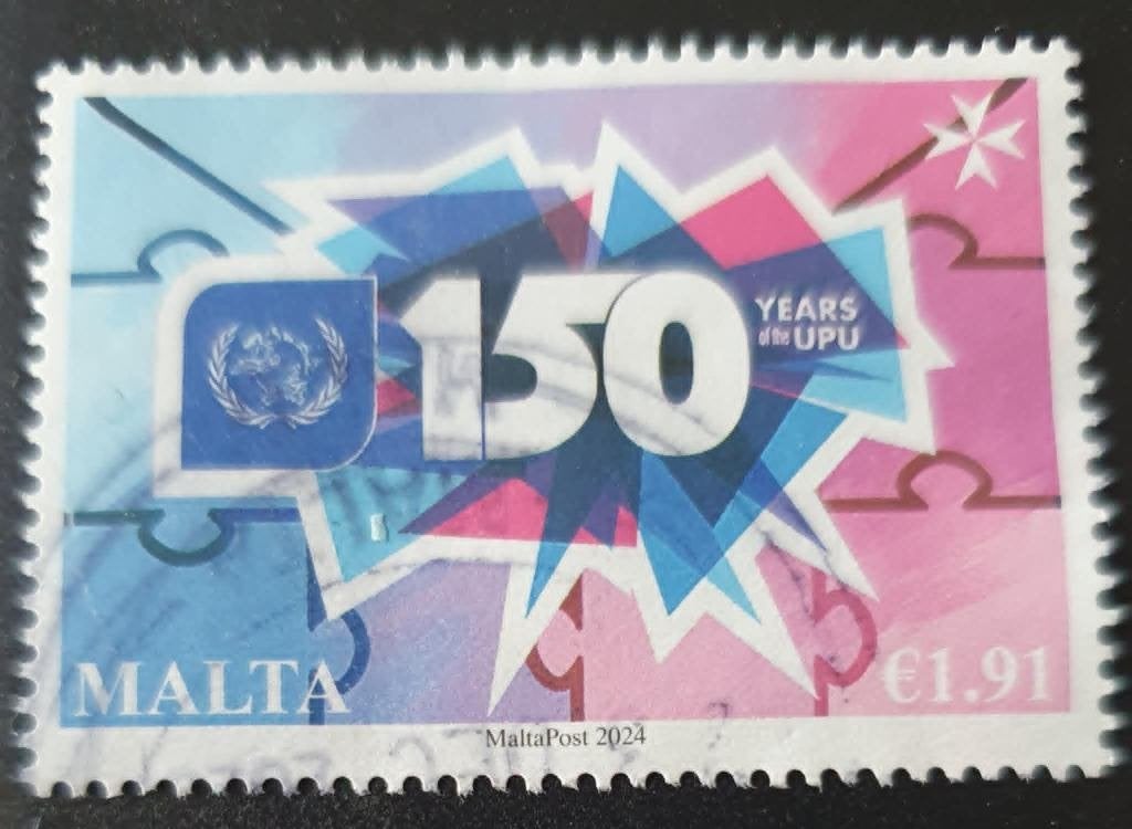 148-26 Malta 2024 / 150 Years UPU nom. € 1.91, Verzenden, Malta, Gestempeld