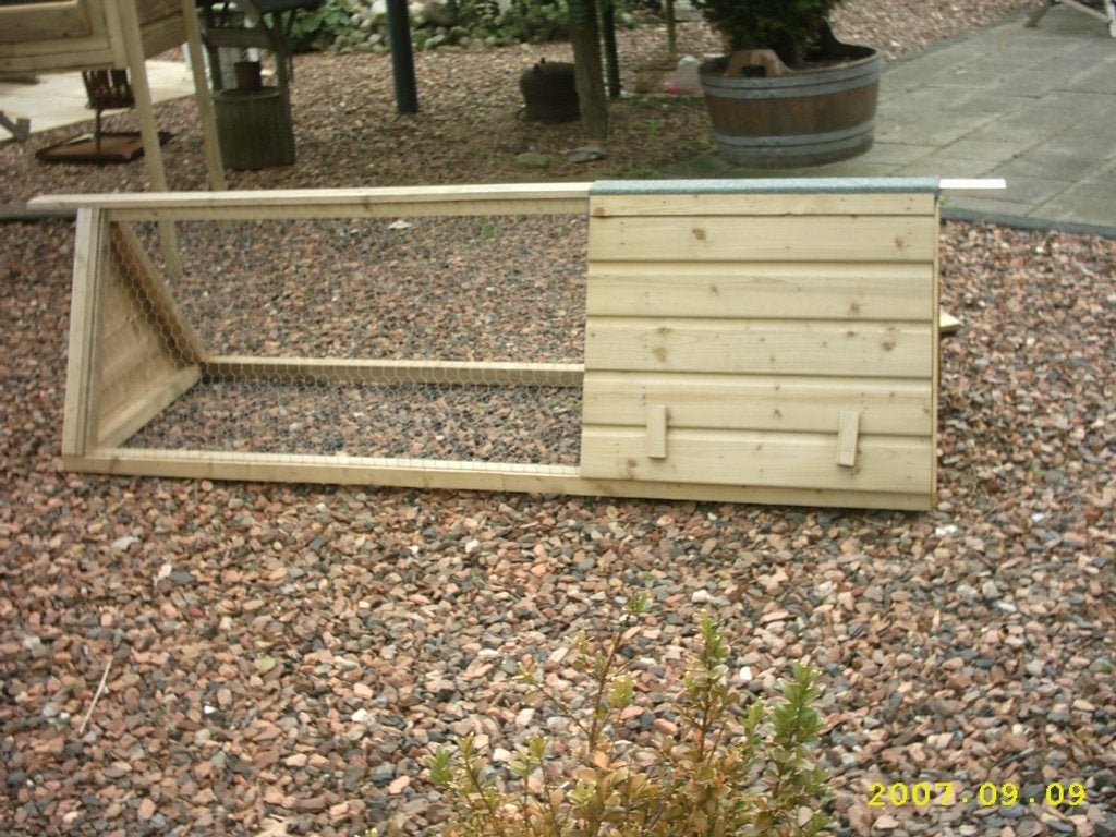 konijnenhok met buitenren stjelp, Dieren en Toebehoren, Knaagdieren en Konijnen | Hokken en Kooien, Ophalen, 110 cm of meer, Nieuw