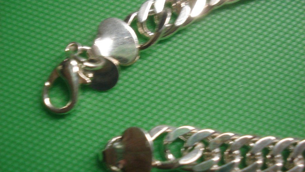 zilveren gourmet armband, Sieraden, Tassen en Uiterlijk, Armbanden, Ophalen of Verzenden, Zo goed als nieuw, Zilver, Zilver