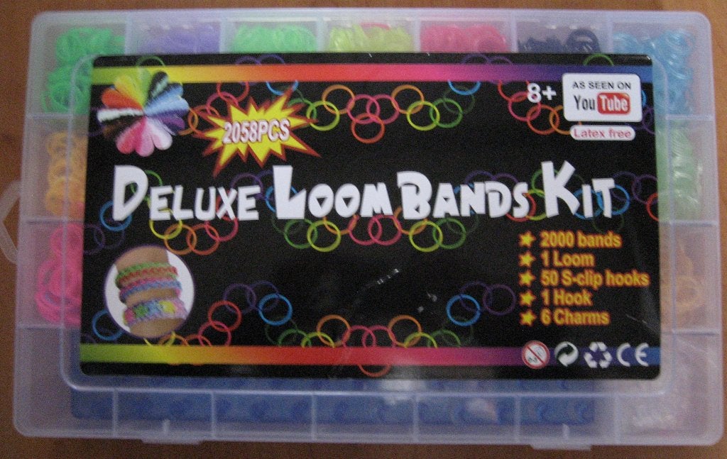 Deluxe Loom Bands Kit - Maak je eigen armbandjes!, Meerkleurig, Ophalen of Verzenden, Zo goed als nieuw, Educatief