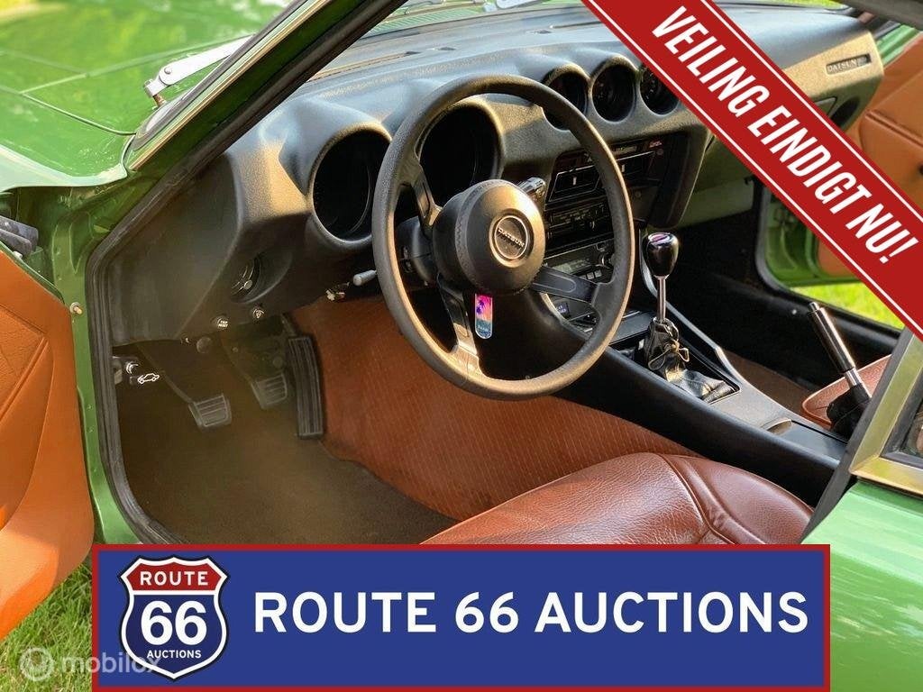 Datsun 260Z | 1974 | Route 66 Auctions, Auto's, Overige merken, Overige carrosserieën, Zwart, Bedrijf