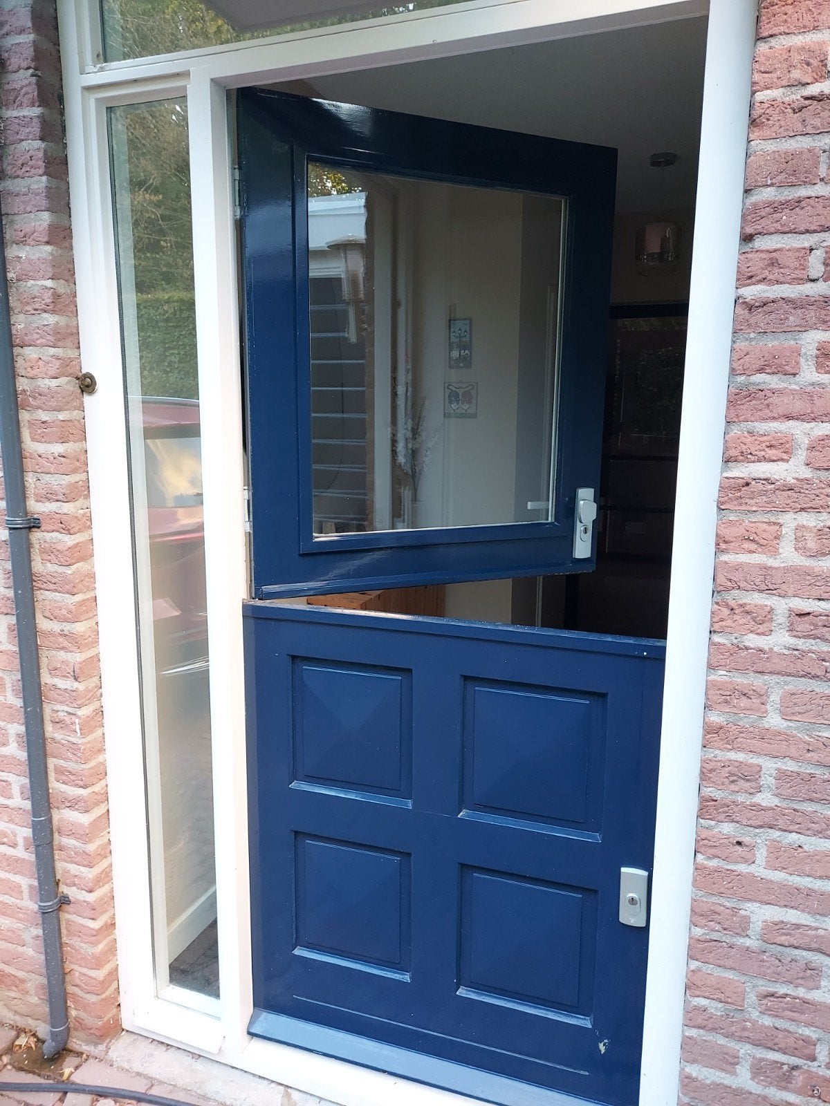 Boeren voordeur, Ophalen, 80 tot 100 cm, 200 tot 215 cm, Glas