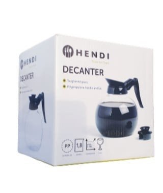 Hendi glazen koffie schenkkan koffiepot, Verzenden, Hendi, Volgt, Volgt