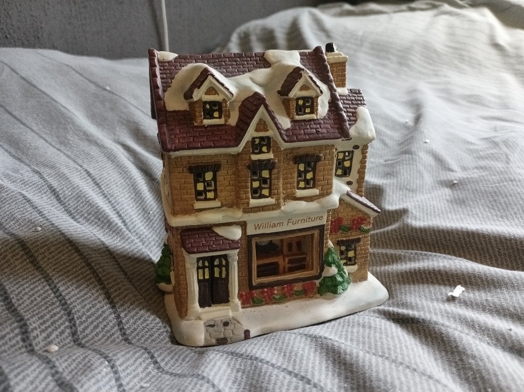 kersthuisje william funiture, Diversen, Kerst, Ophalen, Gebruikt