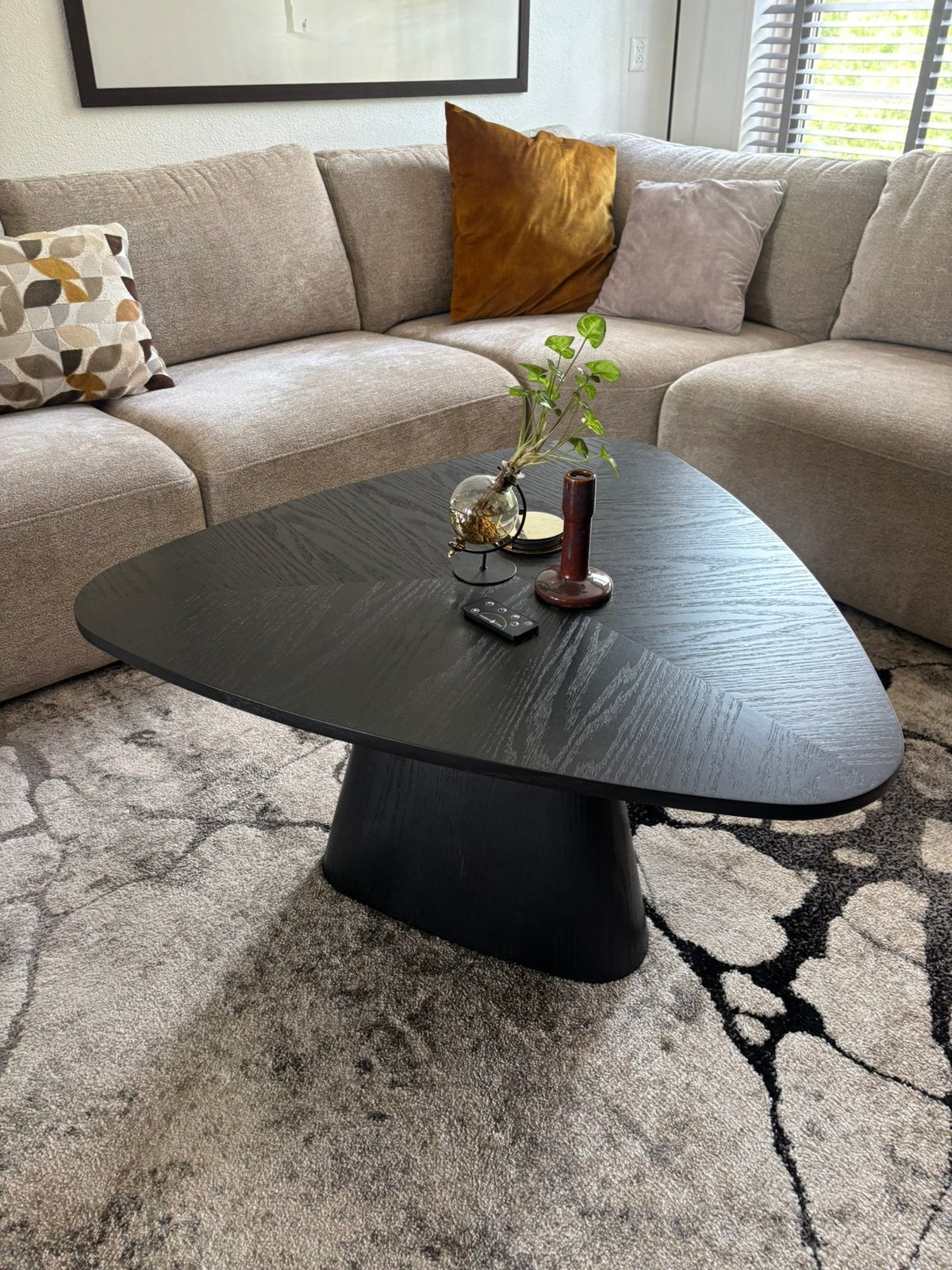 Goossens Triangle salontafel, Ophalen, Gebruikt, 50 tot 100 cm, Overige vormen