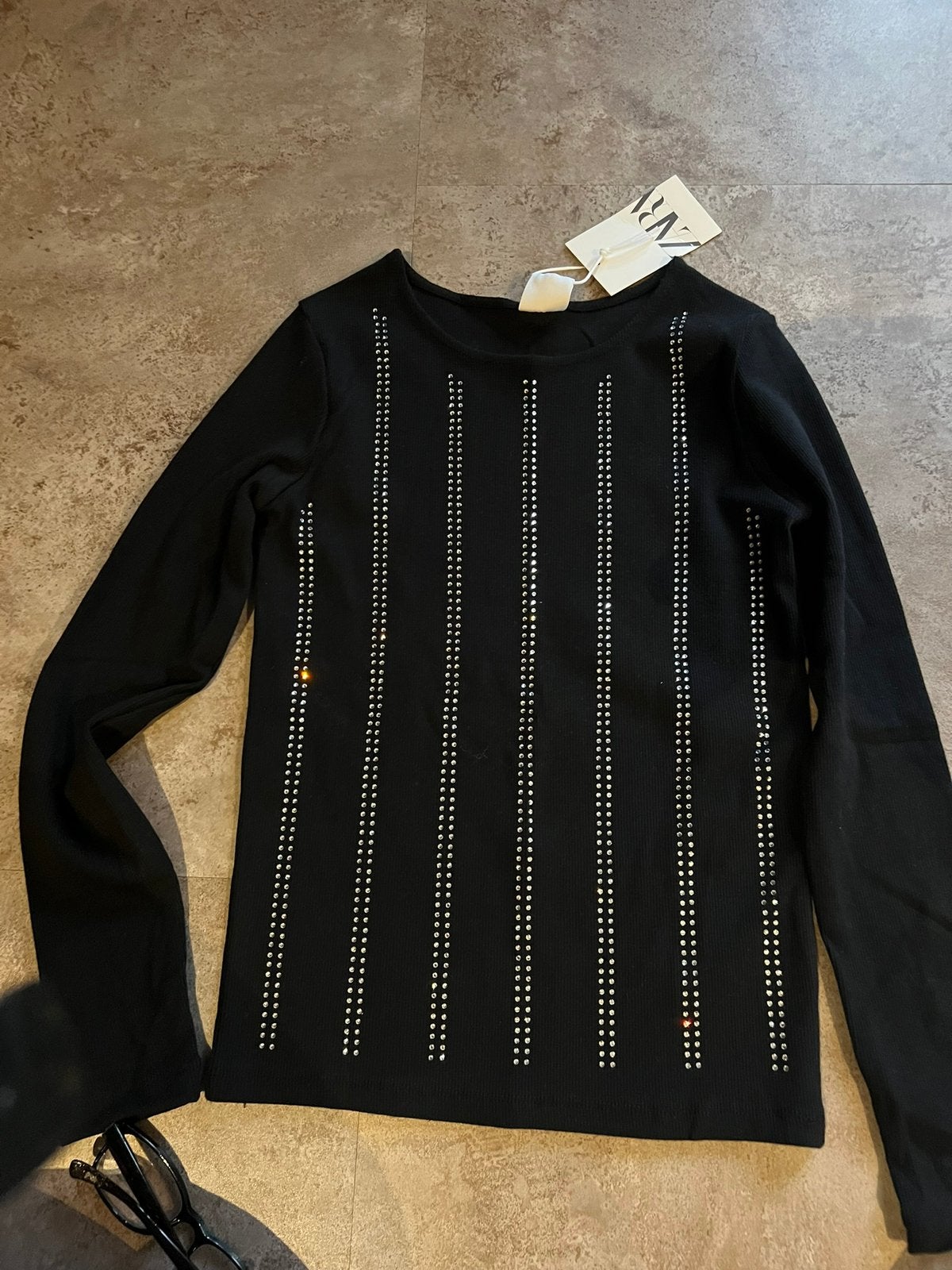 Zara trui met strass maat 164 nieuw met kaartjes, Meisje, Trui of Vest, Nieuw, Ophalen of Verzenden