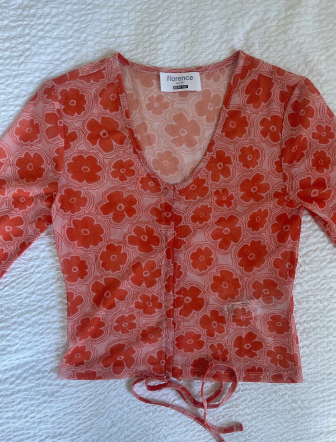 gorgeous Florence by Mills  About You top, Oranje, Ophalen of Verzenden, Zo goed als nieuw, Lange mouw