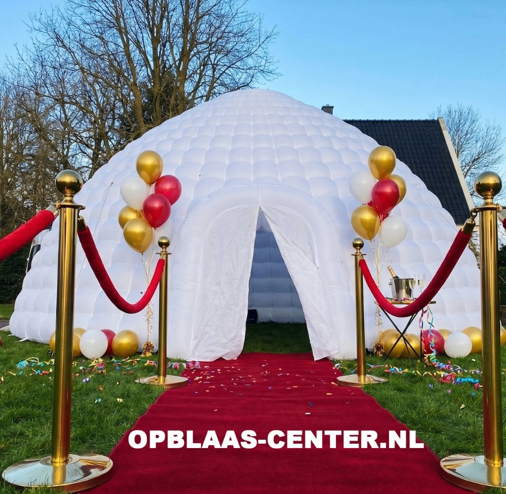 HUUR Opblaasbare IGLO partytent | 10 Meter | Voor uw events, Ophalen of Verzenden, Nieuw, Overige