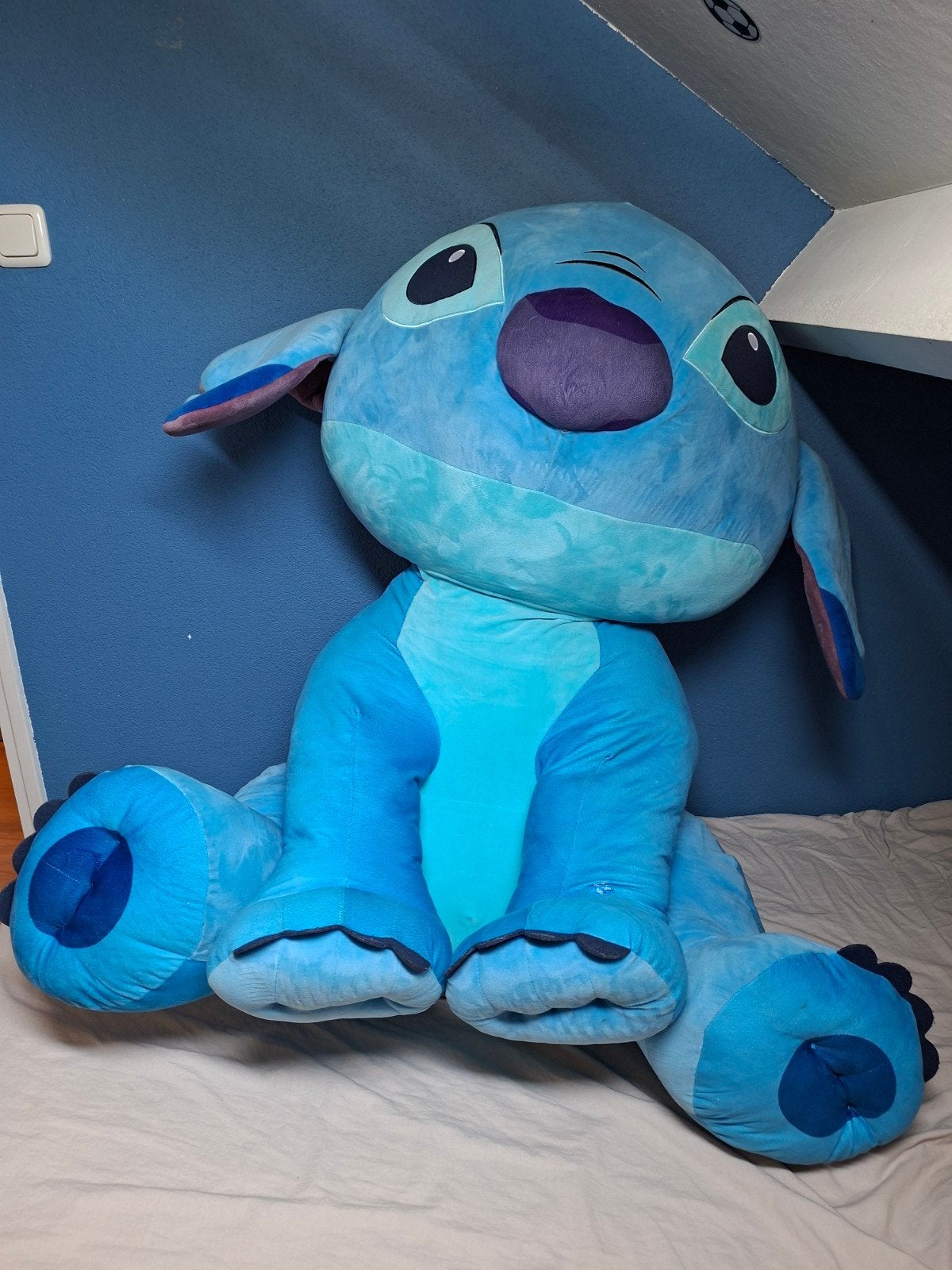 Grote Stitch Knuffel - Disney Lilo & Stitch, Ophalen, Overige typen, Blauw, Groot (groter dan 80 cm)