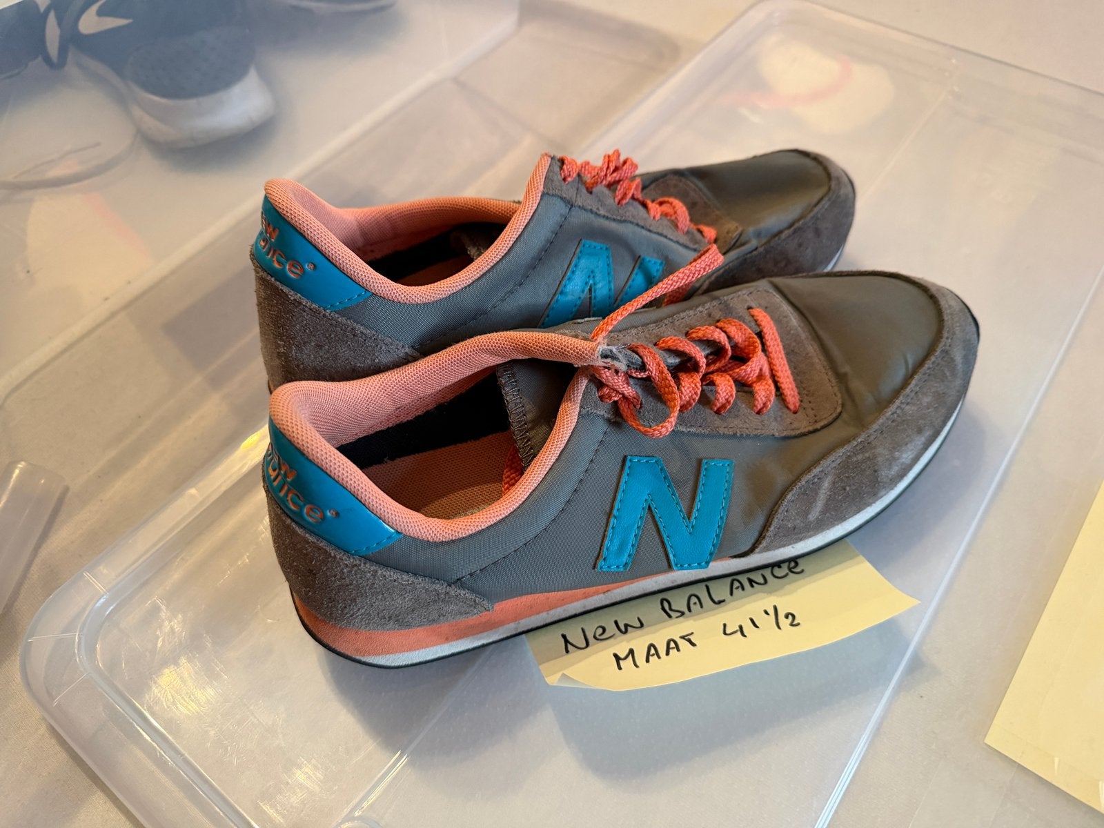 New Balance sneakers - Maat 41.5, Kleding | Dames, Schoenen, Ophalen of Verzenden, Gedragen, Grijs, Sneakers of Gympen