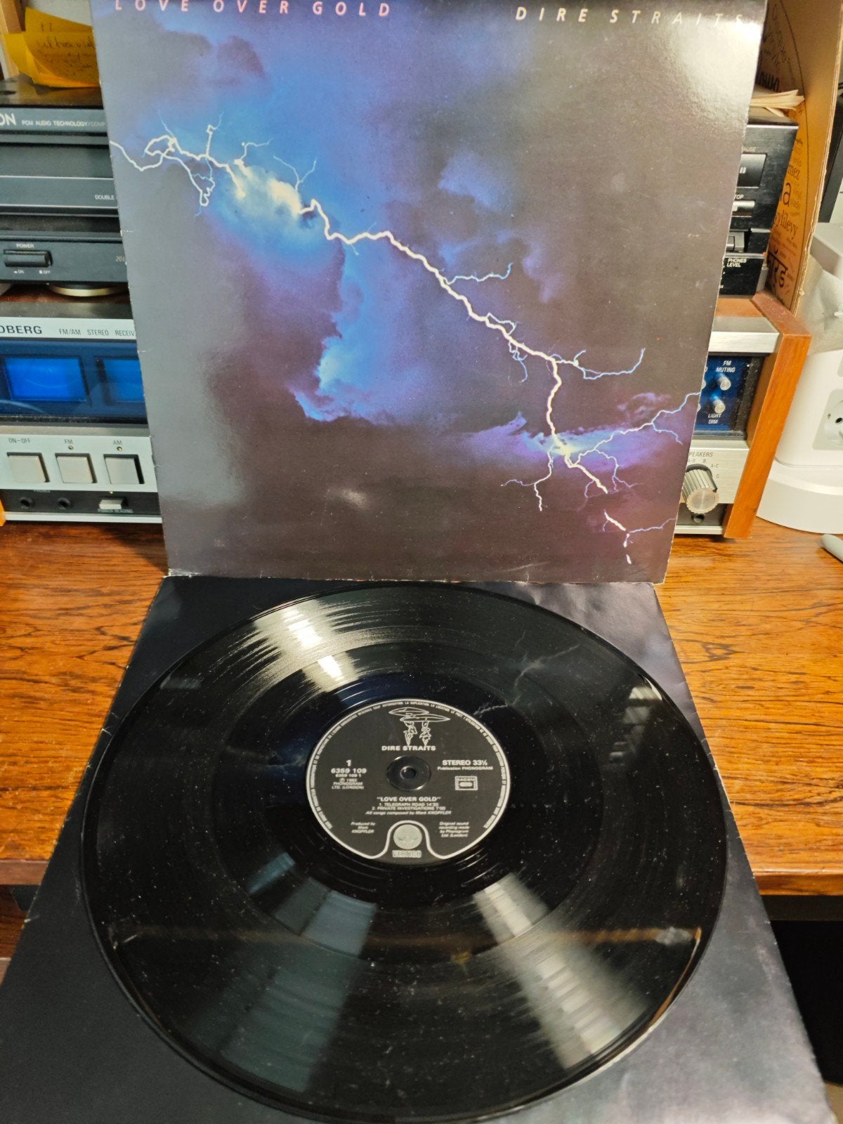 Dire Straits - Love Over Gold LP (1982), Cd's en Dvd's, Vinyl | Rock, Ophalen of Verzenden, Zo goed als nieuw, 12 inch