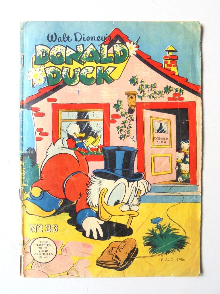 Oud tijdschrift Walt Disney's DONALD DUCK,, Boeken, Gelezen, Walt Disney, Ophalen of Verzenden, Meerdere stripboeken
