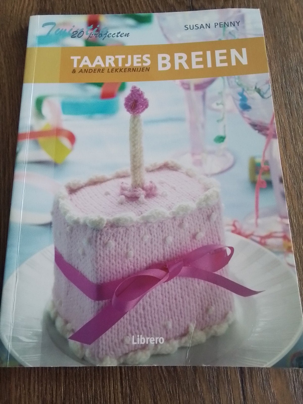 taartjes breien, susan penny, Ophalen of Verzenden, Zo goed als nieuw, Breien, Patroon of Boek