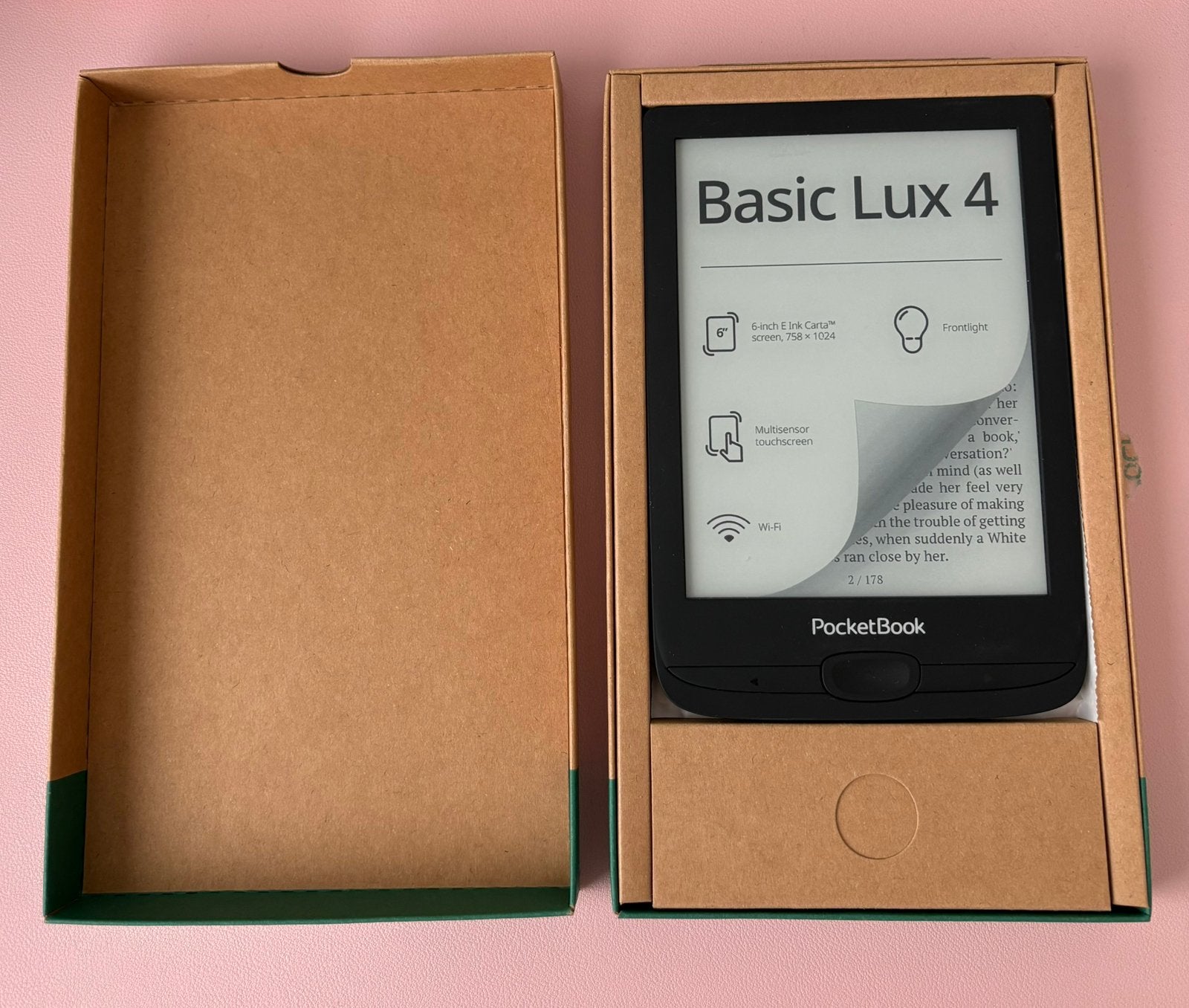 PocketBook Basic Lux 4 e-reader te koop, Computers en Software, E-readers, Ophalen of Verzenden, Zo goed als nieuw