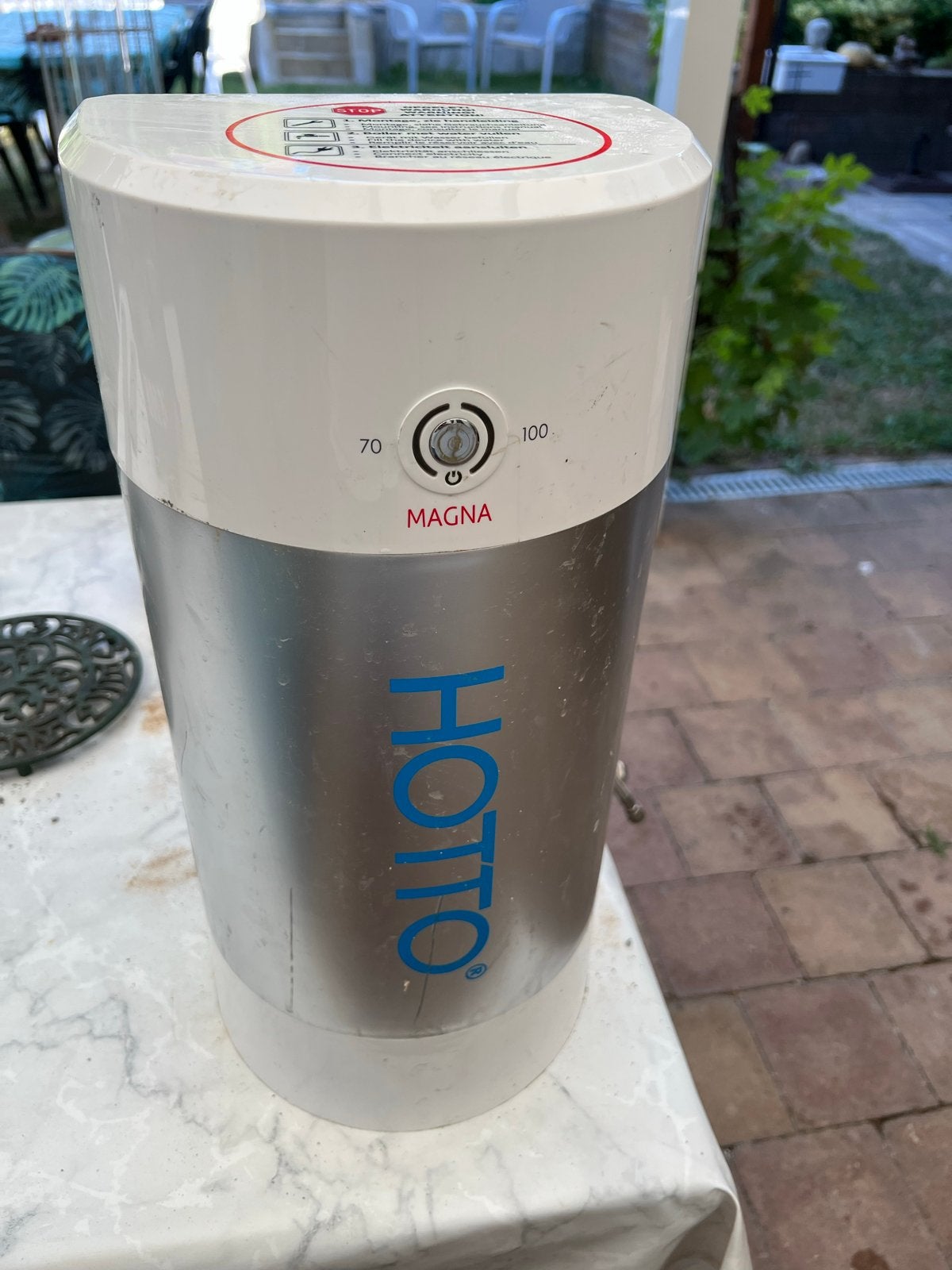 HOTTO Magna Boiler defect, Minder dan 20 liter, Ophalen of Verzenden, Gebruikt, Boiler