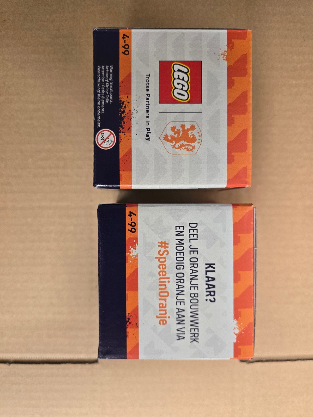 KNVB LEGO set - Speel in Oranje, Overige thema's, Lego, Nieuw, Ophalen of Verzenden