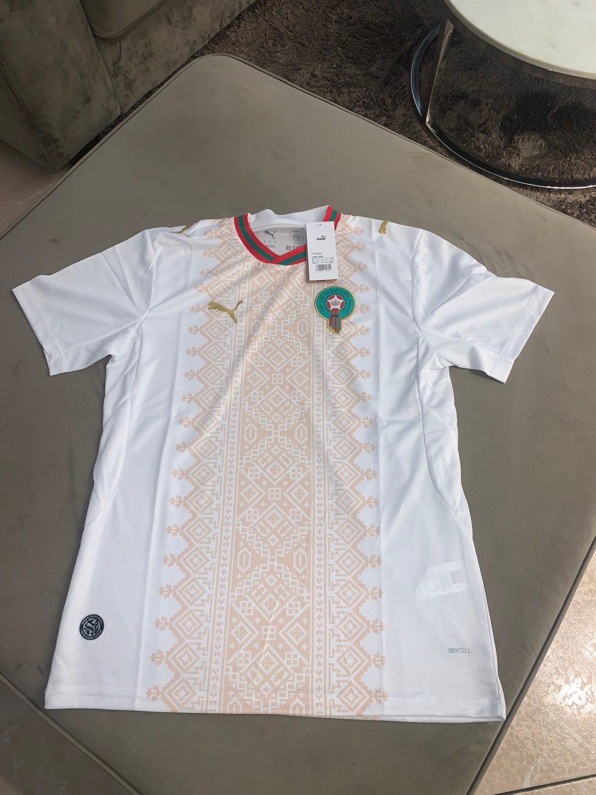 Marokko Uitshirt 2026 |  | Alle Maten Beschikbaar, Ophalen of Verzenden, Zo goed als nieuw, Overige maten, Wit