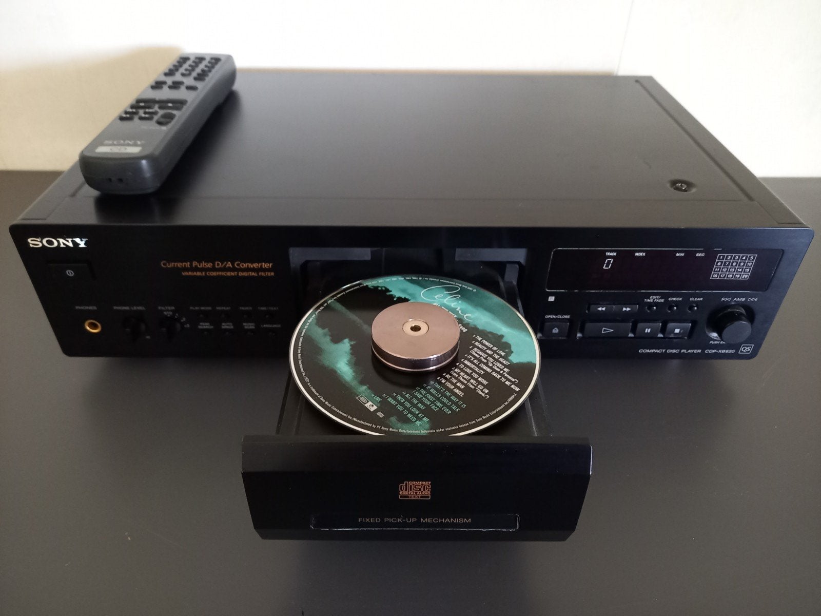 SONY CDP-XB 920QS CD-PLAYER QS-SERIES FIXED PICK-UP INCL AB, Ophalen of Verzenden, Gebruikt, Sony